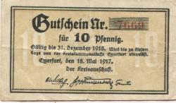 Querfurt - Kreis - 18.5.1917 - 31.12.1918 - 10 Pfennig 