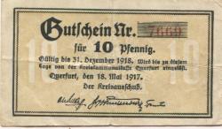 Querfurt - Kreis - 18.5.1917 - 31.12.1918 - 10 Pfennig