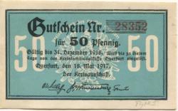 Querfurt - Kreis - 18.5.1917 - 31.12.1918 - 50 Pfennig 