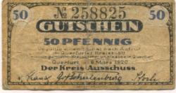 Querfurt - Kreis - 6.3.1920 - 50 Pfennig 