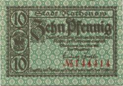 Rathenow - Stadt - 1.5.1917  - 10 Pfennig 