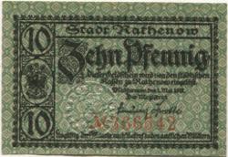 Rathenow - Stadt - 1.5.1917 - 10 Pfennig