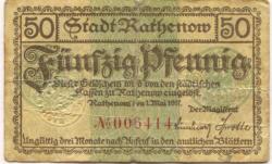 Rathenow - Stadt - 1.5.1917 - 50 Pfennig