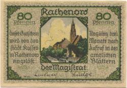 Rathenow - Stadt - -- - 80 Pfennig