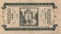 Ratingen - Stadt - 15.8.1923 - 1 Million Mark