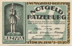 Ratzeburg - Stadt - -- - 50 Pfennig 