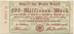 Rauxel (heute: Castrop-Rauxel) - Amt - 20,10.1923 - 500 Millionen Mark