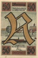 Rees - Stadt - 1921 - 50 Pfennig
