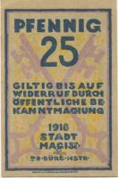Regensburg - Stadt - 1918 - 25 Pfennig