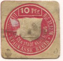 Regis - Sparkasse - - 31.12.1918 - 10 Pfennig
