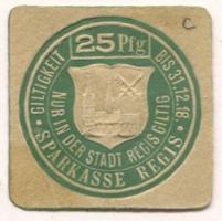 Regis - Sparkasse - - 31.12.1918 - 25 Pfennig