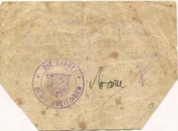 Regis-Breitingen - Stadt-Girokasse - 4.8.1923 - 500000 Mark