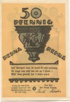 Rehna - Stadt - - 31.5.1922 - 50 Pfennig
