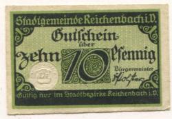 Reichenbach - Stadt - -- - 10 Pfennig