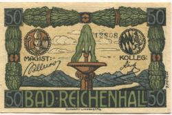 Reichenhall (Bad) - Stadt - 1919 - 50 Pfennig