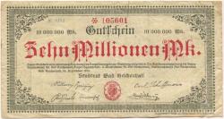 Reichenhall (Bad) - Stadt - 10.9.1923 - 10 Millionen Mark