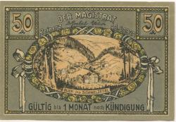 Reinerz (Bad) (heute: PL-Duszniki-Zdrój) - Stadt - 1.6.1921 - 50 Pfennig