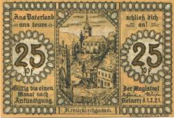 Reinerz (Bad) (heute: PL-Duszniki-Zdrój) - Stadt - 1.7.1921 - 25 Pfennig