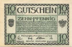Rendsburg - Stadt - 1.7.1918 - 10 Pfennig