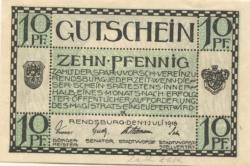 Rendsburg - Stadt - 1.7.1918 - 10 Pfennig 