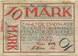 Rendsburg - Stadt - 10.10.1918 - 10 Mark 