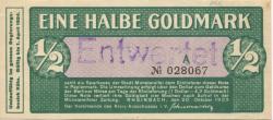 Rheinbach - Kreis - 20.10.1923 - 1/2 Gold-Mark
