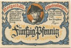 Rheinsberg - Stadt - -- - 50 Pfennig