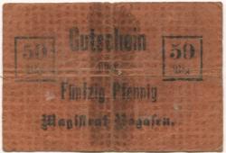 Rogasen (heute: PL-Rogozno) - Stadt - -- - 50 Pfennig