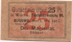 Rogowo (Znin) - Stadt - 1.5.1917 - 25 Pfennig