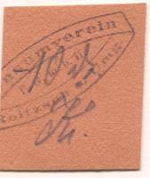 Roitzsch (heute: Sandersdorf-Brehna) - Konsumverein EGmbH - -- - 10 Pfennig