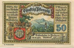 Rosenheim - Stadt - 16.2.1921 - 50 Pfennig
