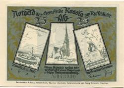 Roßla (heute: Südharz) - Gemeinde - 1.7.1921 - 25 Pfennig