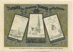 Roßla (heute: Südharz) - Gemeinde - 1.7.1921 - 25 Pfennig