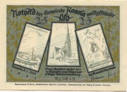 Roßla (heute: Südharz) - Gemeinde - 1.7.1921 - 25 Pfennig