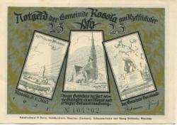Roßla (heute: Südharz) - Gemeinde - 1.7.1921 - 25 Pfennig