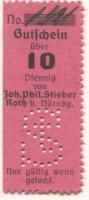 Roth - Stieber, Johann Philipp - -- - 10 Pfennig