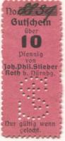 Roth - Stieber, Johann Philipp - -- - 10 Pfennig