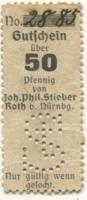 Roth - Stieber, Johann Philipp - -- - 50 Pfennig