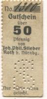 Roth - Stieber, Johann Philipp - -- - 50 Pfennig