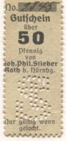 Roth - Stieber, Johann Philipp - -- - 50 Pfennig