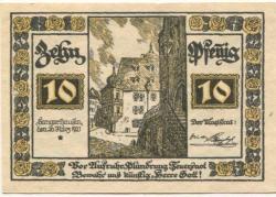Sangerhausen - Stadt - 26.3.1921 - 10 Pfennig
