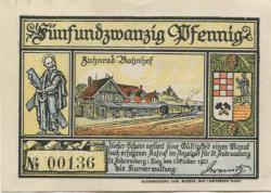 Sankt Andreasberg (heute: Braunlage) - Kurverwaltung - 1.10.1921 - 25 Pfennig