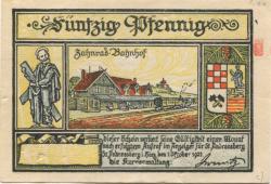 Sankt Andreasberg (heute: Braunlage) - Kurverwaltung - 1.10.1921 - 50 Pfennig