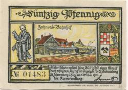Sankt Andreasberg (heute: Braunlage) - Kurverwaltung - 1.10.1921 - 50 Pfennig