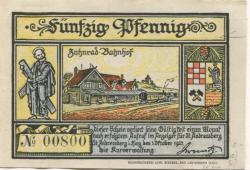 Sankt Andreasberg (heute: Braunlage) - Kurverwaltung - 1.10.1921 - 50 Pfennig