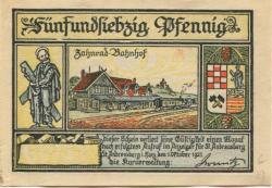 Sankt Andreasberg (heute: Braunlage) - Kurverwaltung - 1.10.1921 - 75 Pfennig