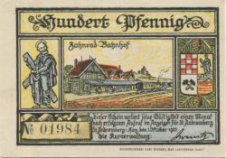 Sankt Andreasberg (heute: Braunlage) - Kurverwaltung - 1.10.1921 - 100 Pfennig