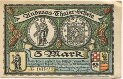Sankt Andreasberg (heute: Braunlage) - Kurverwaltung - 1.10.1921 - 3 Mark