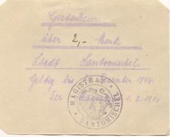 Santomischel (heute: PL-Zaniemysl) - Stadt - 1.8.1914 - 31.12.1914 - 2 Mark