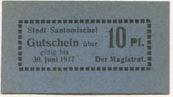 Santomischel (heute: PL-Zaniemysl) - Stadt - - 30.6.1917 - 10 Pfennig